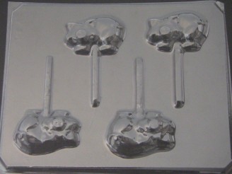 623 Pig Chocolate or Hard Candy Lollipop Mold